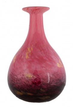 Large Charles Schneider Art Glass Vase